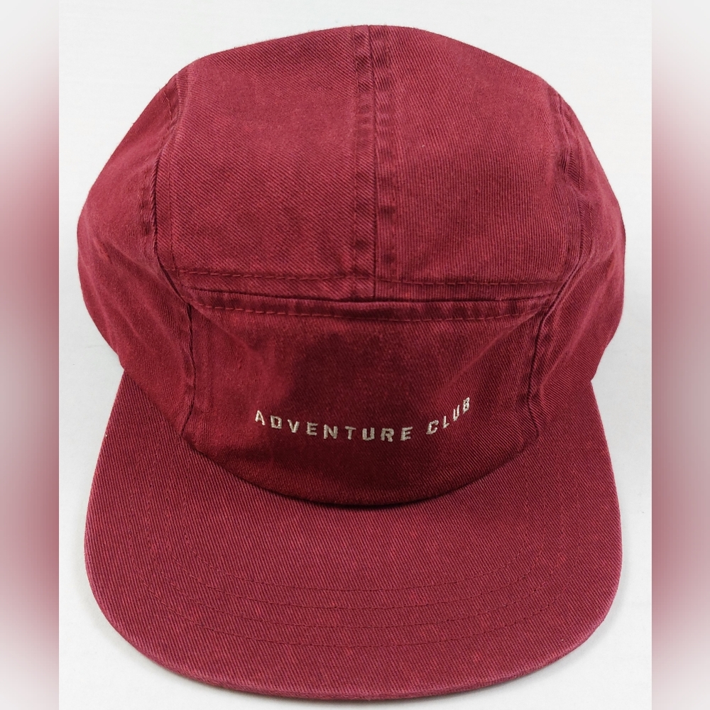 Will + Bear Cubs Adventure Club Hat Kids One Size Maroon Red Little Archie NWT